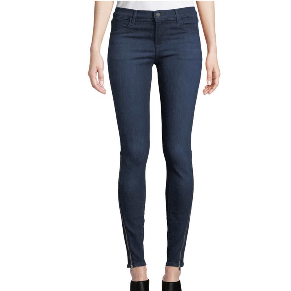 J Brand skinny zip ankle jeans